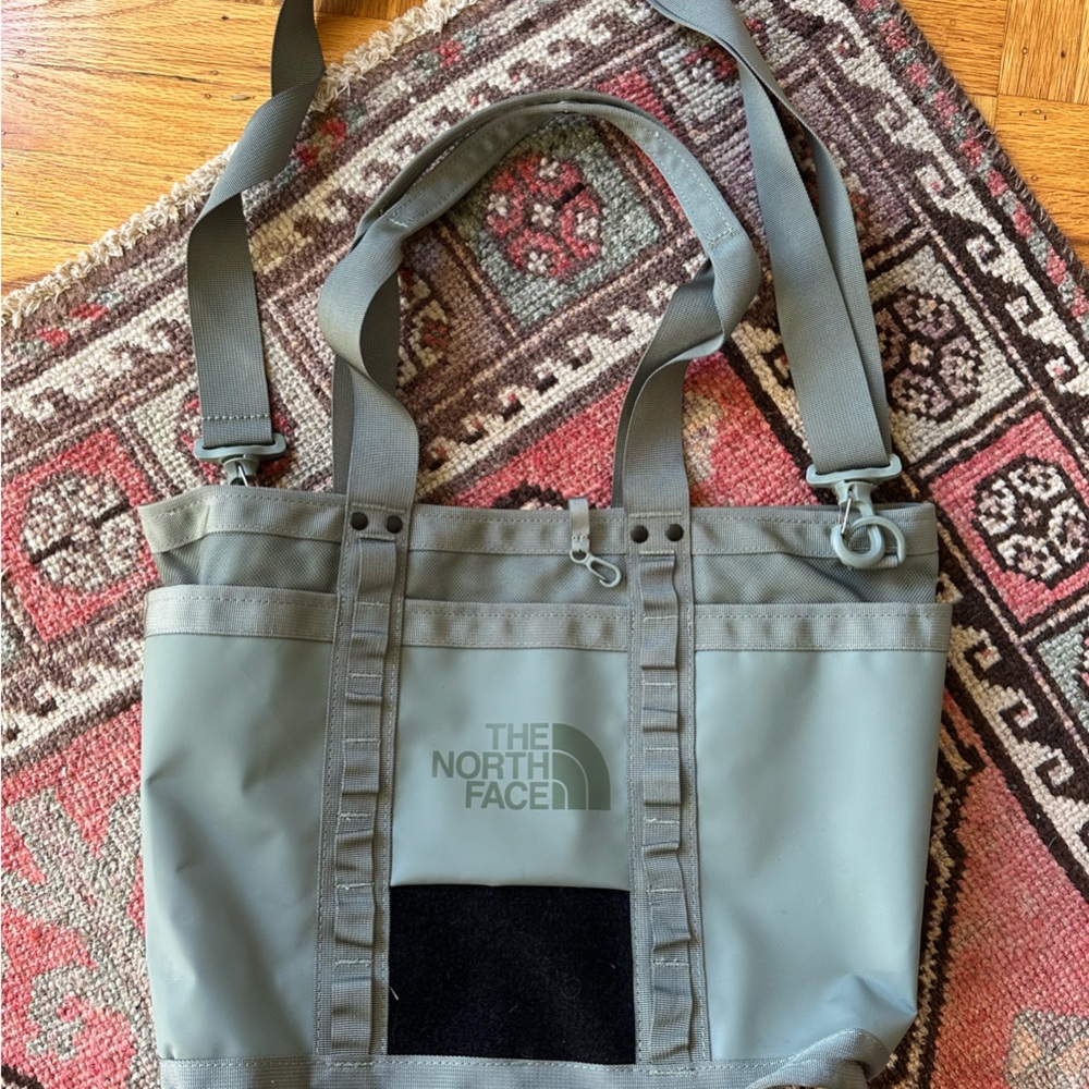 The North Face Gray Waterproof Gear Tote Bag